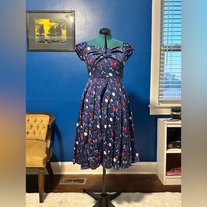 Butterfly Print ModCloth Dress
